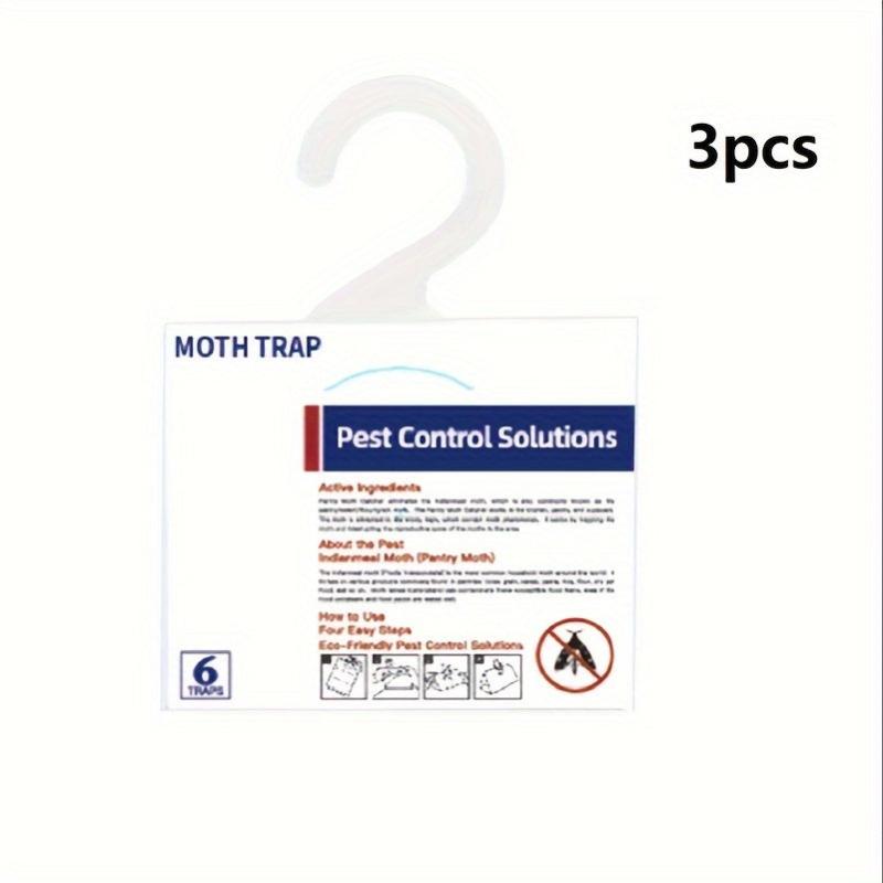 6pcs Moth Trap Folding Flying Insect Trap Indoor Outdoor Pest Control