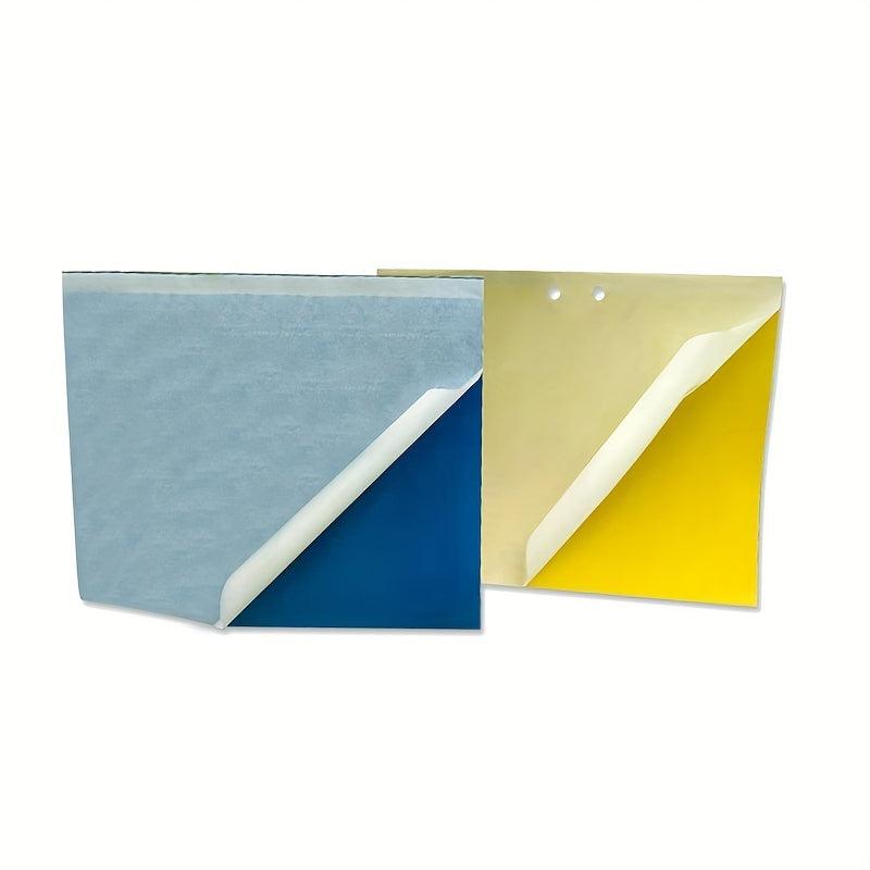 50/100pcs Double Sided Sticky Insect Board Trap Yellow Board