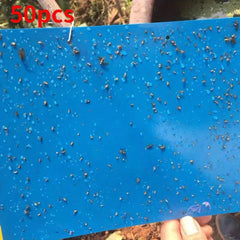 50/100pcs Double Sided Sticky Insect Board Trap Yellow Board