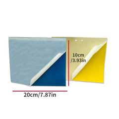 50/100pcs Double Sided Sticky Insect Board Trap Yellow Board