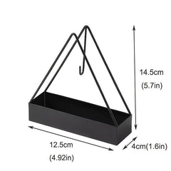Wrought Iron Triangular Mosquito Repellent Incense Plate Holder