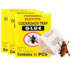 12pcs Cockroach Trap Glue Sticker Strong Inset Cleaner