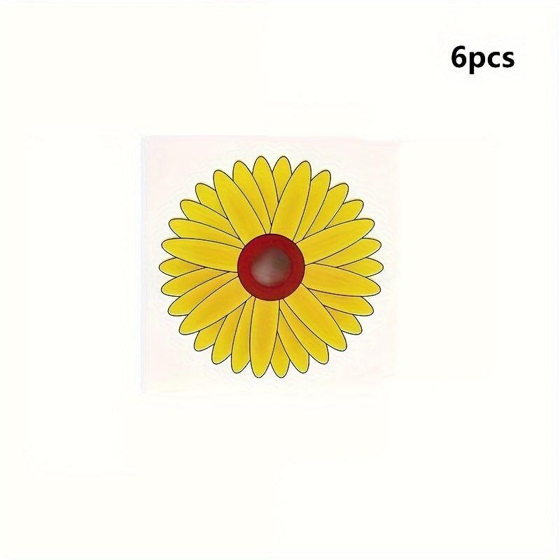 10pcs Sunflower Window Fly Mosquito Stickers Insect Catchers