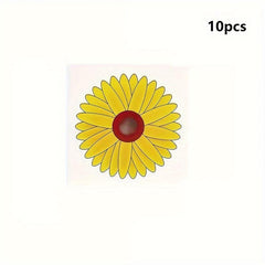 10pcs Sunflower Window Fly Mosquito Stickers Insect Catchers