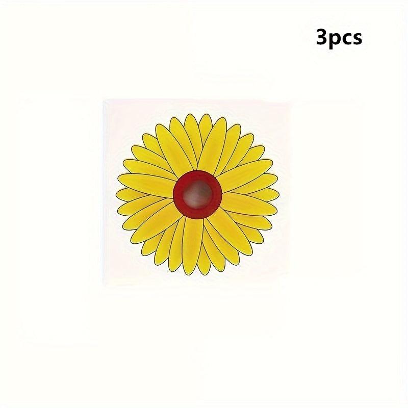 10pcs Sunflower Window Fly Mosquito Stickers Insect Catchers