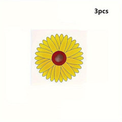 10pcs Sunflower Window Fly Mosquito Stickers Insect Catchers