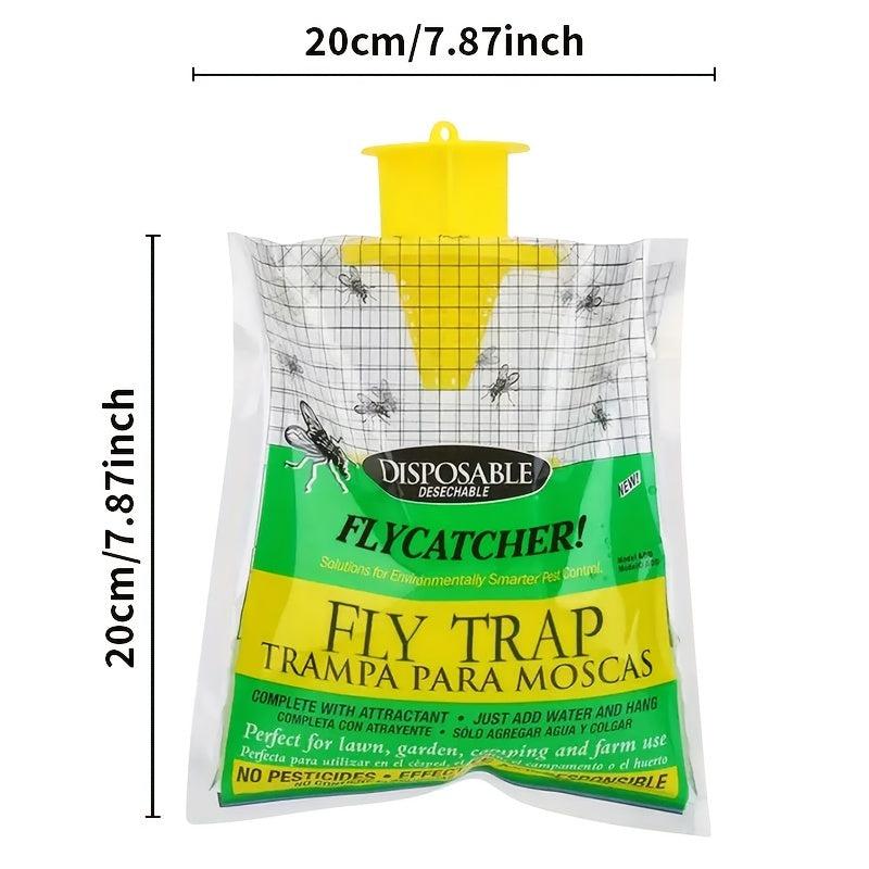Disposable Fly Trap Bag Indoor Outdoor Hanging Fly Catcher 20pcs