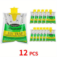 Disposable Fly Trap Bag Indoor Outdoor Hanging Fly Catcher 20pcs