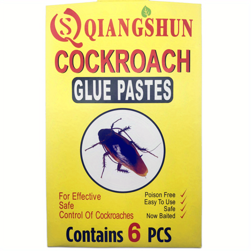 6pcs 18pcs Cockroach Sticker Trap Indoor House Pest Control