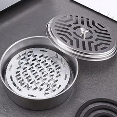 Portable Stainless Steel Mosquito Incense Box