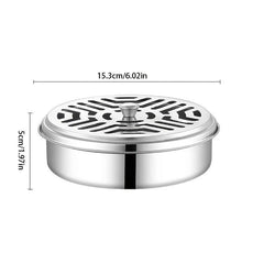 Portable Stainless Steel Mosquito Incense Box