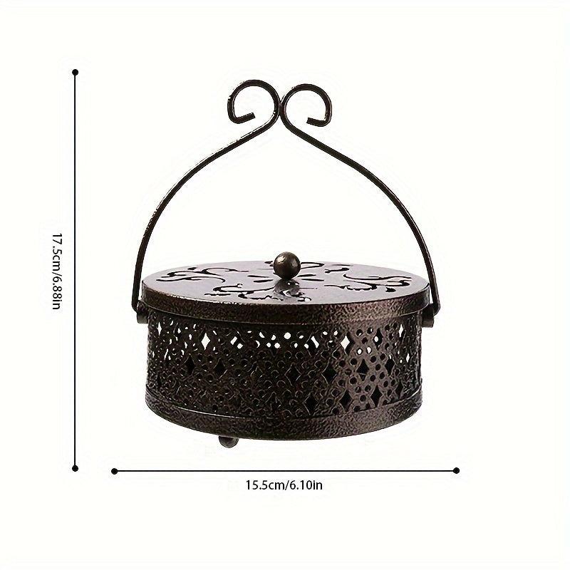 Portable Stainless Steel Mosquito Incense Box