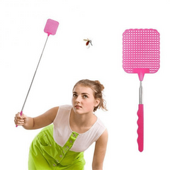 Telescopic Extendable Fly Swatter Pest Mosquito Tool Flies Trap