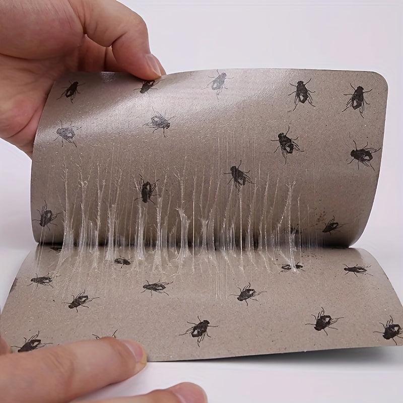 10pcs Powerful Fly Sticker Sticky Board Control Trap Sticker
