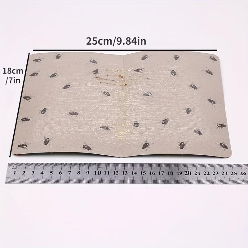 10pcs Powerful Fly Sticker Sticky Board Control Trap Sticker
