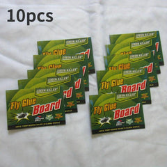 10pcs Powerful Fly Sticker Sticky Board Control Trap Sticker