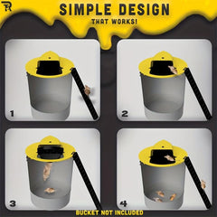 1 Pc Housedeco Mouse Trap Bucket Mice Trap Bucket Lid Mouse Rat Trap
