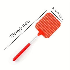 1pc Telescopic Heavy Duty Flyswatter Durable Silent Fly