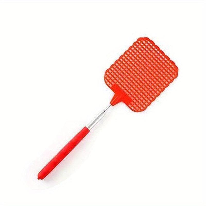 1pc Telescopic Heavy Duty Flyswatter Durable Silent Fly