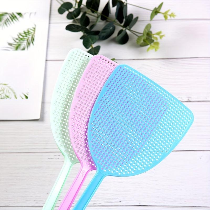 5pcs Durable Plastic Fly Swatter Long Handle Insect Killer Pest Control