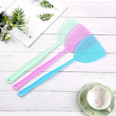 5pcs Durable Plastic Fly Swatter Long Handle Insect Killer Pest Control