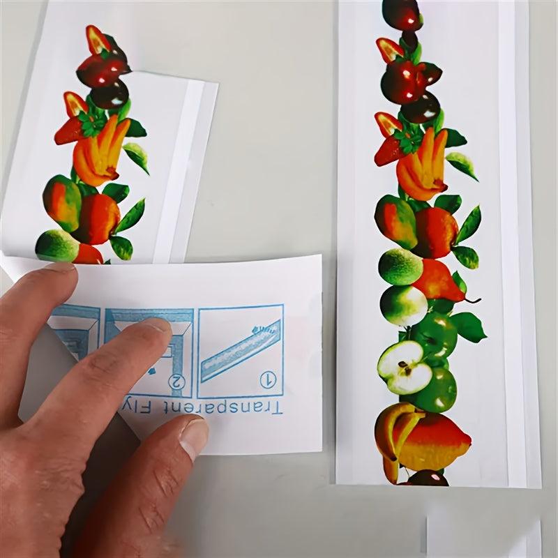 5pcs Transparent Window Sticky Insect Fly Trap
