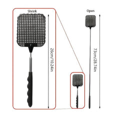 Telescopic Mini Fly Swatter Folding Catch Fly Mosquito Plastic Swatter