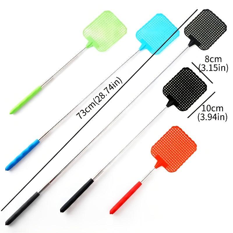 Telescopic Mini Fly Swatter Folding Catch Fly Mosquito Plastic Swatter