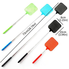 Telescopic Mini Fly Swatter Folding Catch Fly Mosquito Plastic Swatter