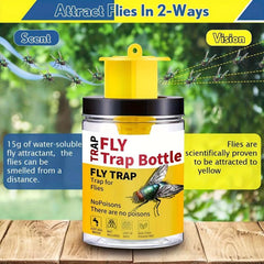 4 Pcs Fly Trap Bottle Fly Catcher Pest Insect Control