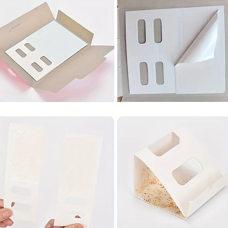 12pcs Cockroach Trap Glue Stickers Powerful Insect Glue Traps For Home