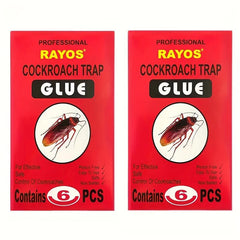 12pcs Cockroach Trap Glue Stickers Powerful Insect Glue Traps For Home