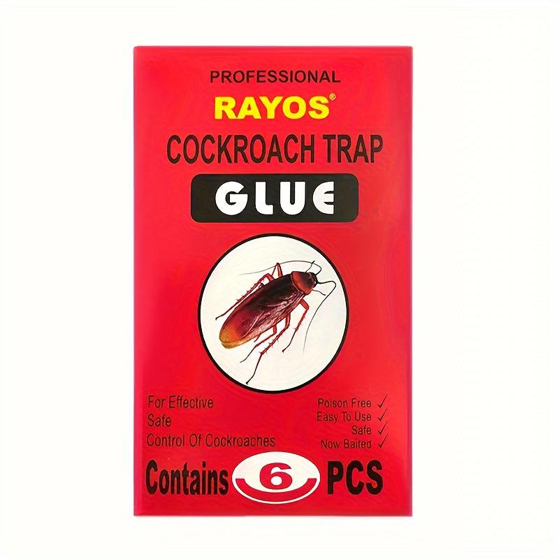 12pcs Cockroach Trap Glue Stickers Powerful Insect Glue Traps For Home