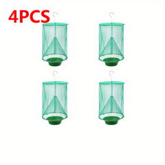 50pcs Reusable Hanging Fly Trap Cage Net for Pest Control
