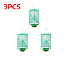 50pcs Reusable Hanging Fly Trap Cage Net for Pest Control