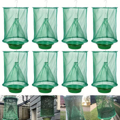 50pcs Reusable Hanging Fly Trap Cage Net for Pest Control