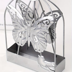 Silvery Heart Leaf Butterfly Bird Mosquito Incense Box