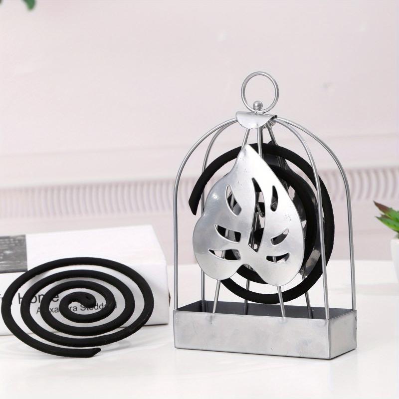 Silvery Heart Leaf Butterfly Bird Mosquito Incense Box