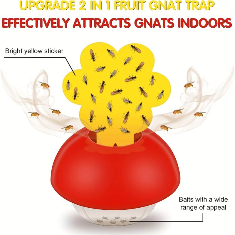 Fruit Fly Trap Mosquito Insect Trap Indoor Outdoor Home Kitchen Plant Tree