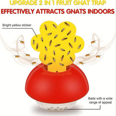 Fruit Fly Trap Mosquito Insect Trap Indoor Outdoor Home Kitchen Plant Tree