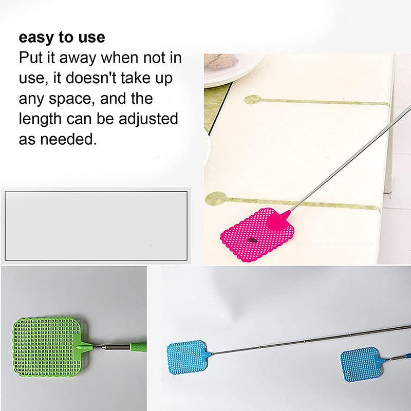 Extendable Fly Swatter Telescopic Fly Killer for Home & Camping
