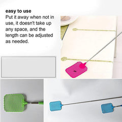 Extendable Fly Swatter Telescopic Fly Killer for Home & Camping