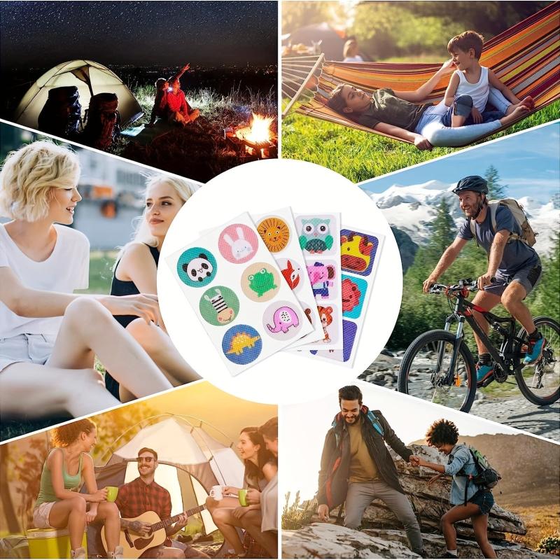 120pcs Natural Mosquito Repellent Patches DEET-Free Safe Pest Control