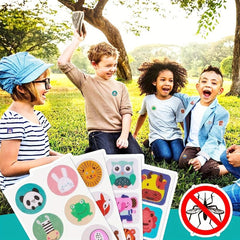 120pcs Natural Mosquito Repellent Patches DEET-Free Safe Pest Control