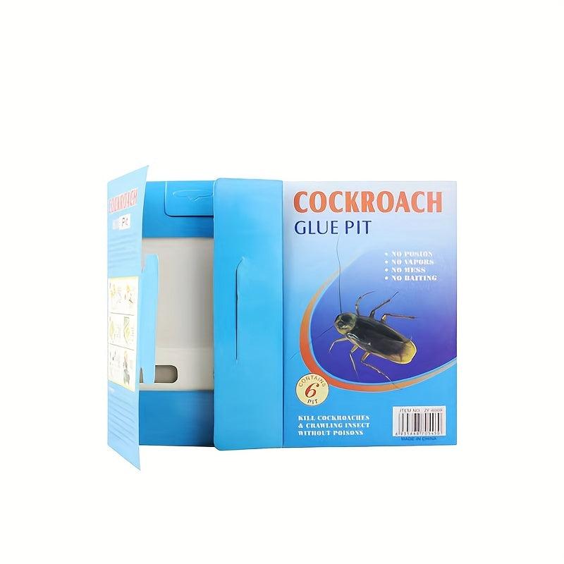 12pcs Sticky Cockroach Stickers Cockroach Traps Home Insect Removal