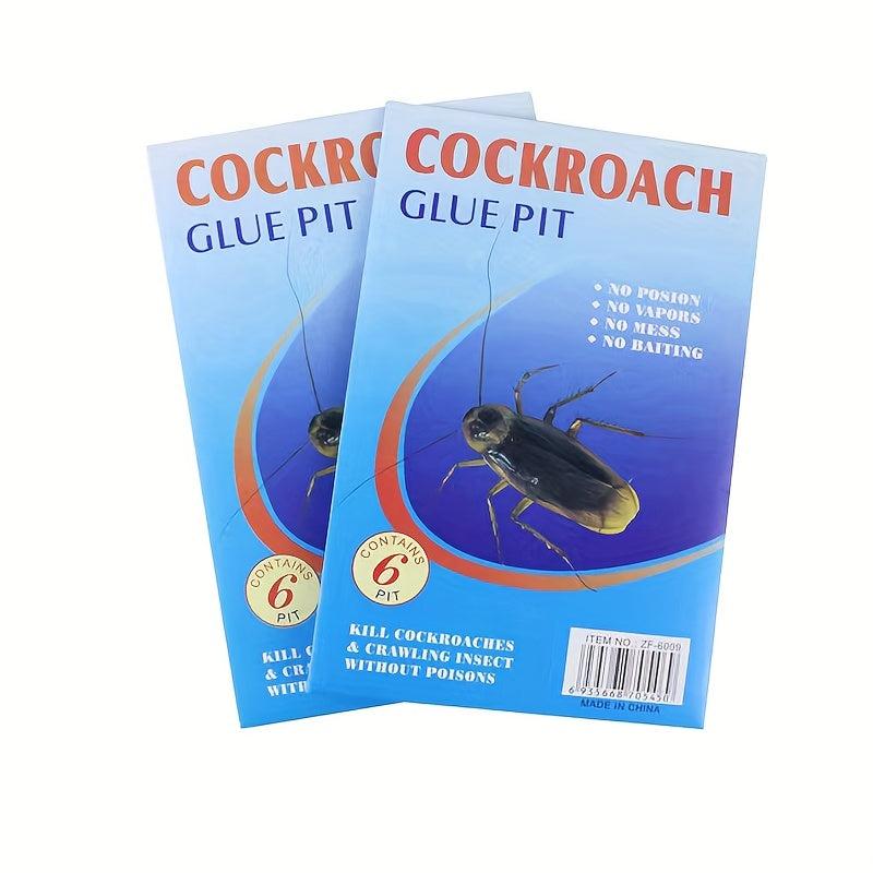 12pcs Sticky Cockroach Stickers Cockroach Traps Home Insect Removal