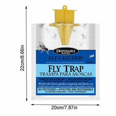 Disposable Fly Trap Hanging Bag Chicken Coop Farm Pest Control
