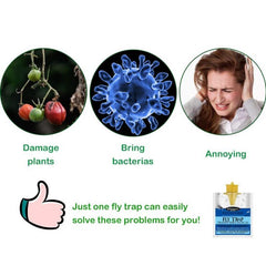 Disposable Fly Trap Hanging Bag Chicken Coop Farm Pest Control