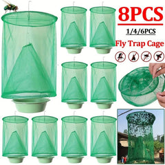 6PCS Fly Catcher Killer Pest Control Reusable Hanging Fly Trap