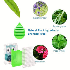 90pcs Mosquito Patches Stickers Citronella Lemongrass Eucalyptus